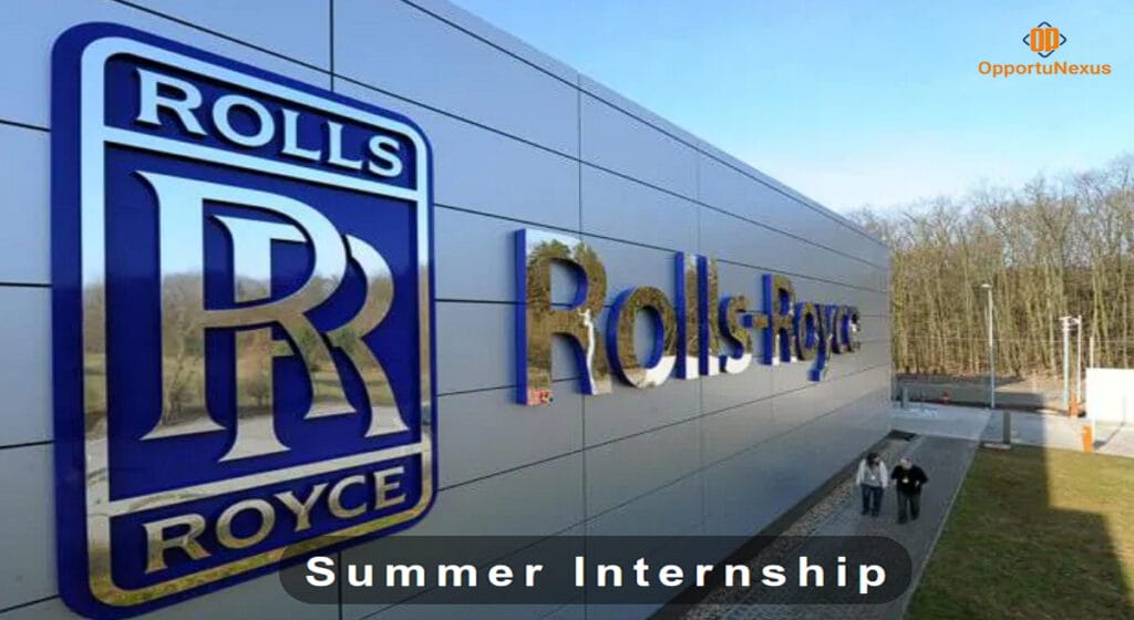 Rolls-Royce Is Hiring Data Engineer Interns 6-Month Paid Internship in Bangalore