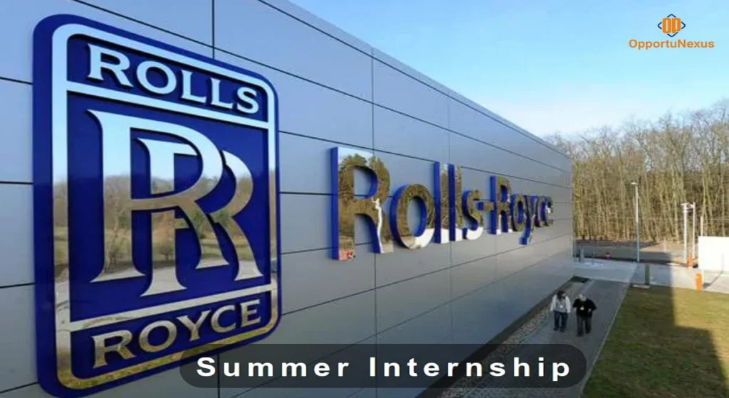 Rolls-Royce Is Hiring Data Engineer Interns 6-Month Paid Internship in Bangalore
