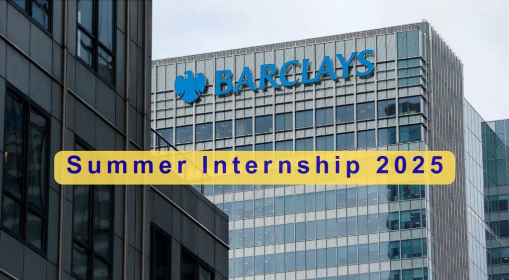 Barclays Internship 2026 – Technology Developer Summer Programme in Singapore