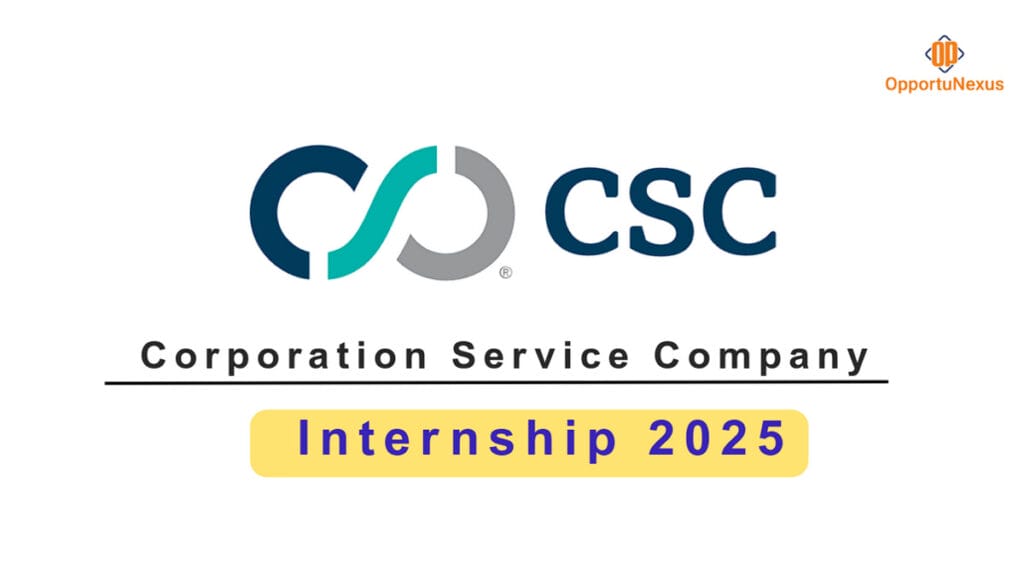 CSC Internship 2025 – A Great Opportunity for Freshers in IT & Software Engineering