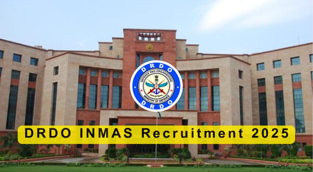 DRDO INMAS Recruitment 2025 Get ₹5,000 Monthly Stipend for Research Internship