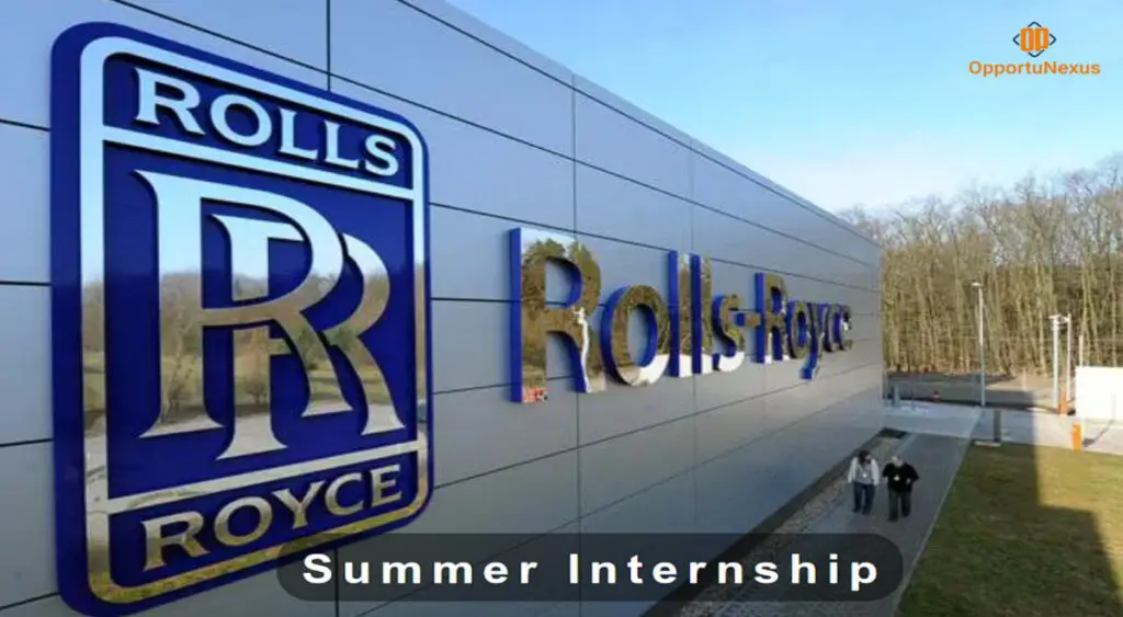 Rolls Royce Internship 2025 – Engineering Project Intern in Pune