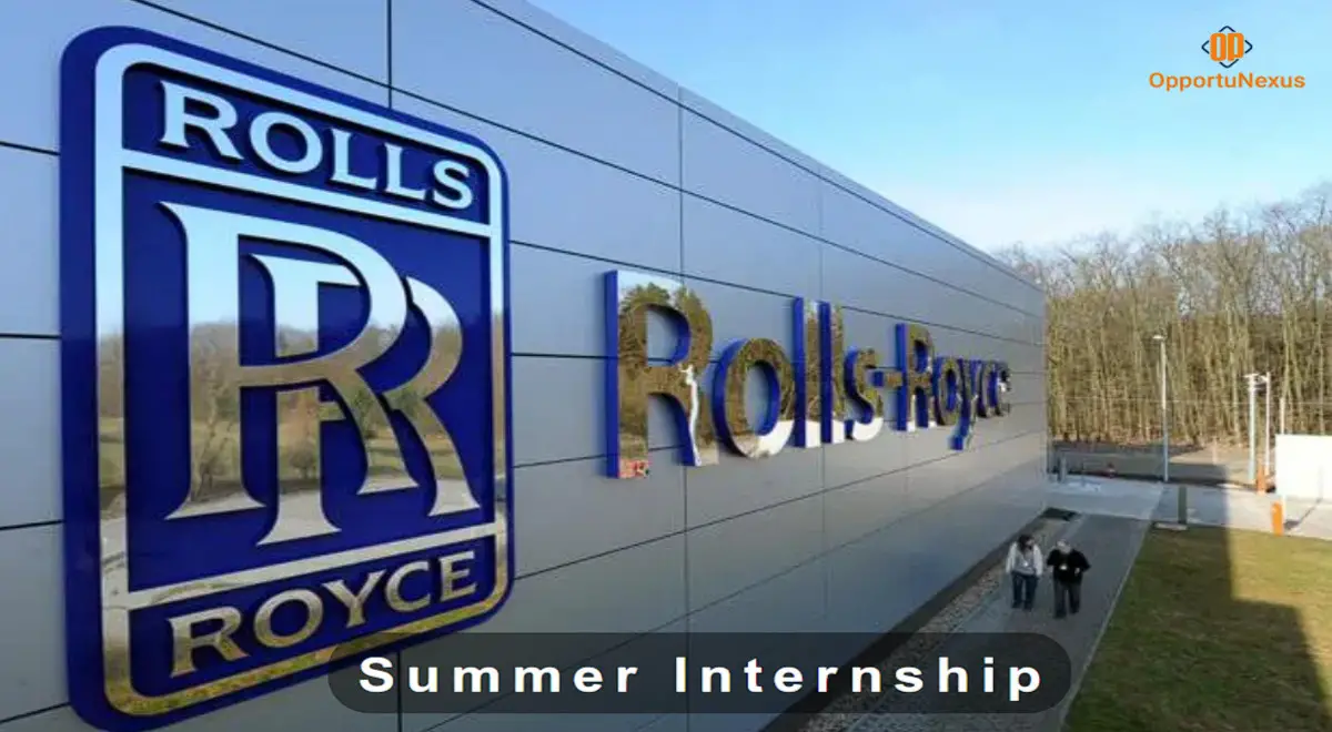 Rolls Royce Internship 2025 – Engineering Project Intern in Pune